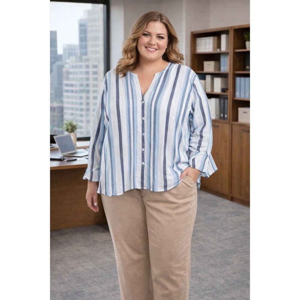 Womens Plus Size XXL Bundle of Blouses and Trousers Set Q02 D